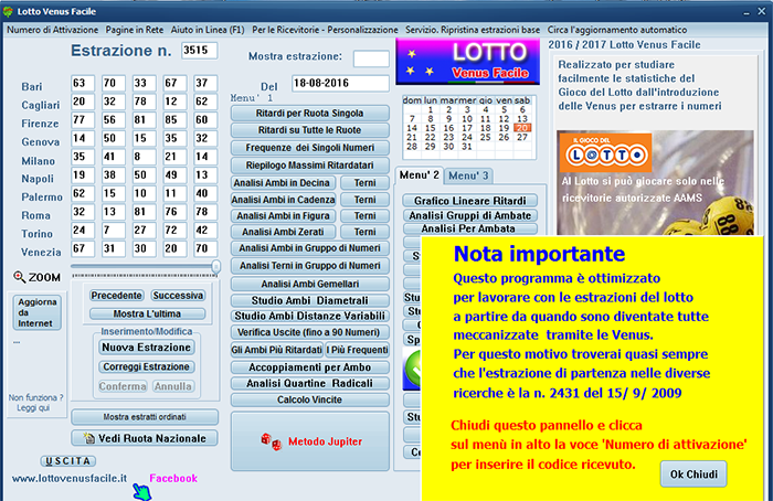 programmi lotto, estrazioni meccanizzate automatiche