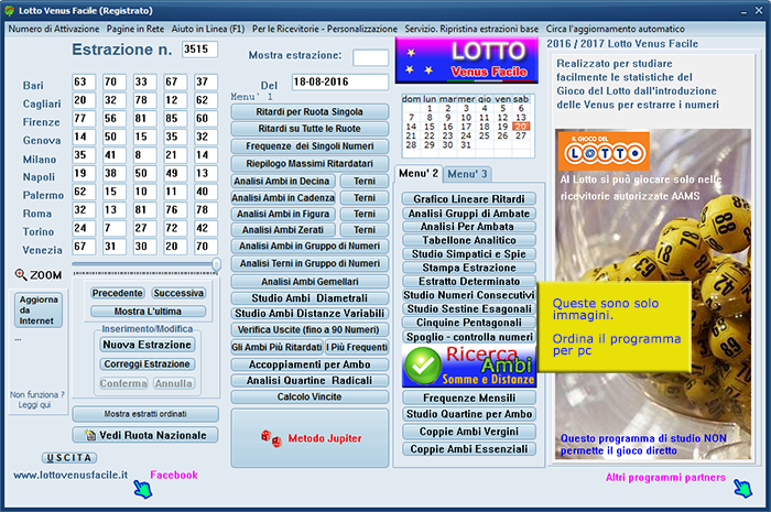programma per giocare al lotto